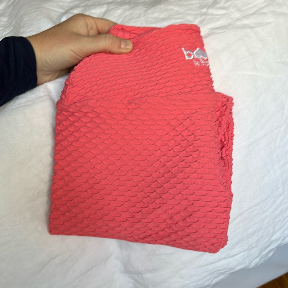 Booty by Brabants Croco Leggings in Peach/Pink color